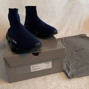 Balenciaga Speed Trainers - Navy